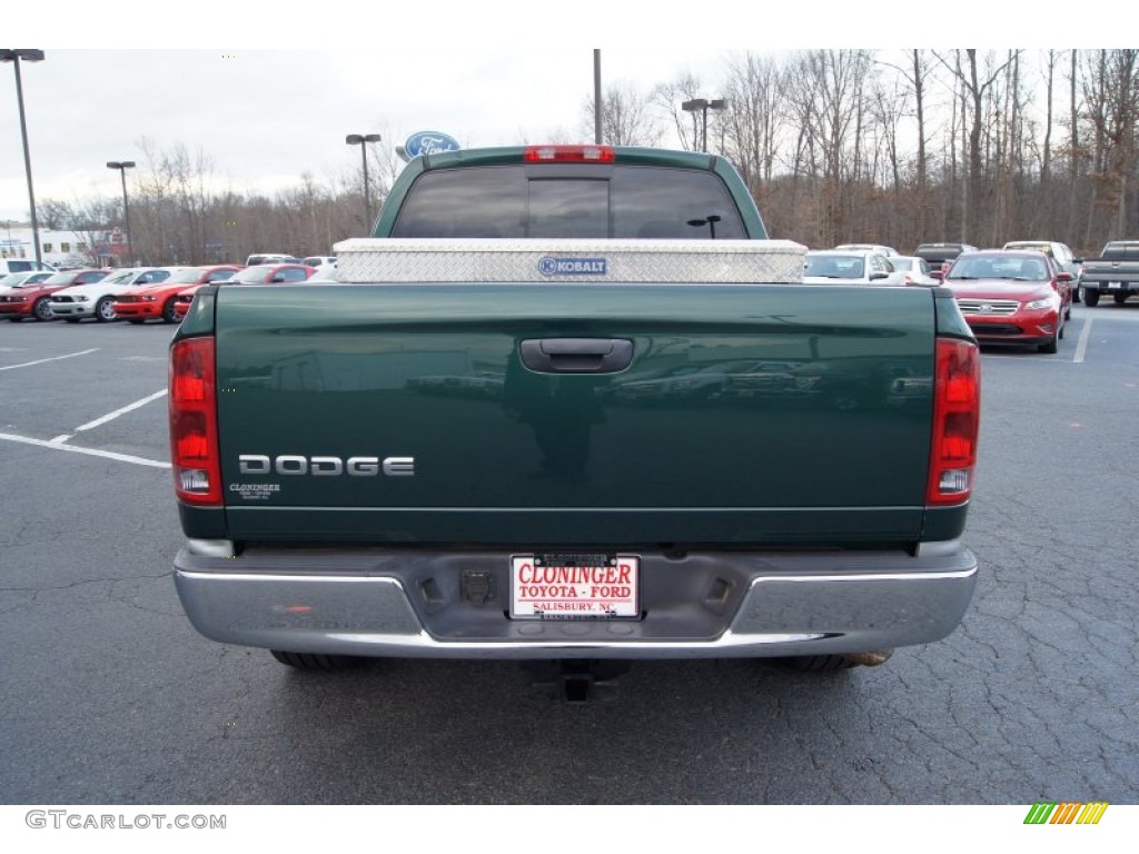 2002 Ram 1500 SLT Quad Cab - Forest Green Pearlcoat / Taupe photo #4