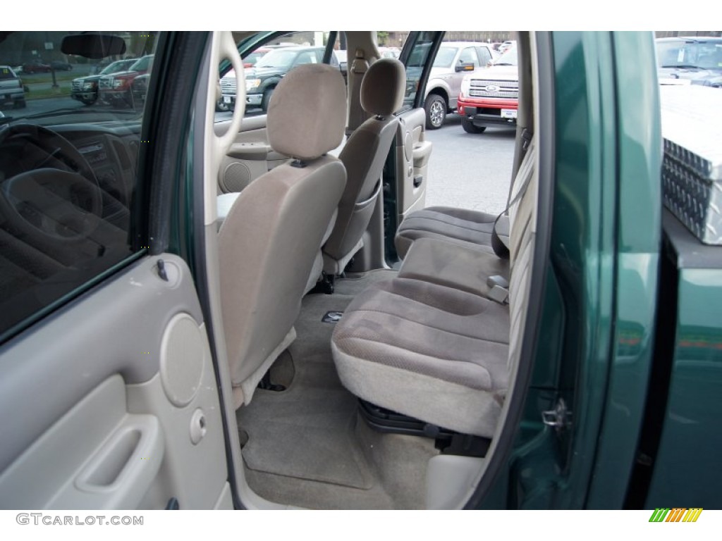 2002 Ram 1500 SLT Quad Cab - Forest Green Pearlcoat / Taupe photo #9