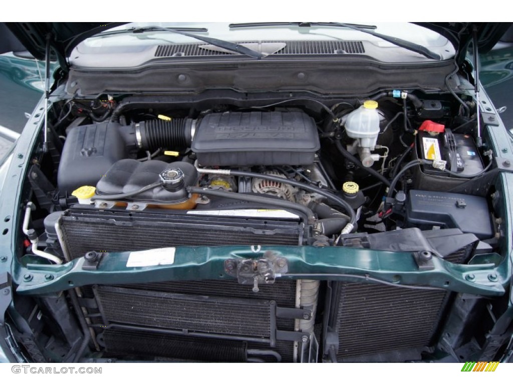 2002 Dodge Ram 1500 SLT Quad Cab 4.7 Liter SOHC 16-Valve V8 Engine Photo #59782035