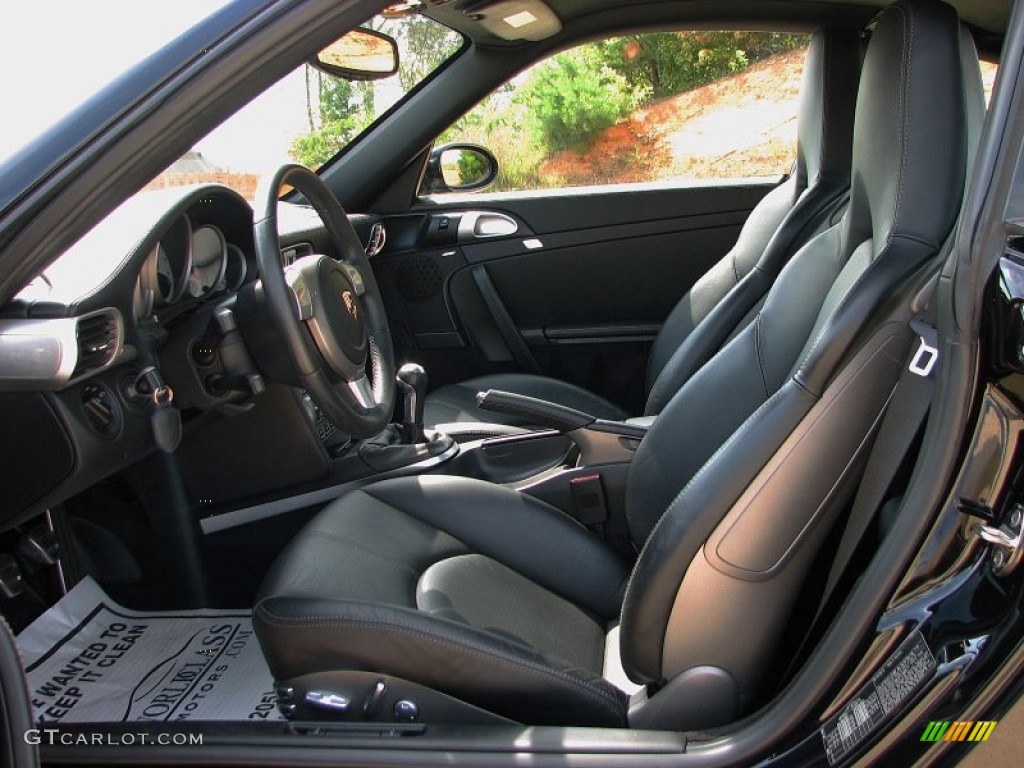 Black Interior 2007 Porsche 911 Carrera S Coupe Photo #59782376