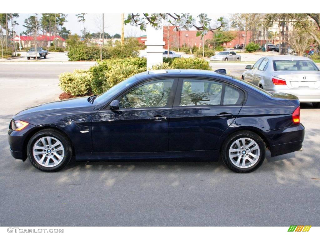 2006 3 Series 325i Sedan - Monaco Blue Metallic / Beige photo #4