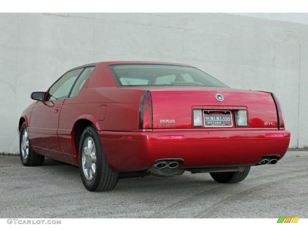 2000 Eldorado ETC - Crimson Red Pearl / Neutral Shale photo #21