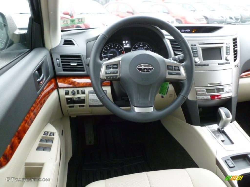 2012 Subaru Outback 2.5i Limited Warm Ivory Dashboard Photo #59783129