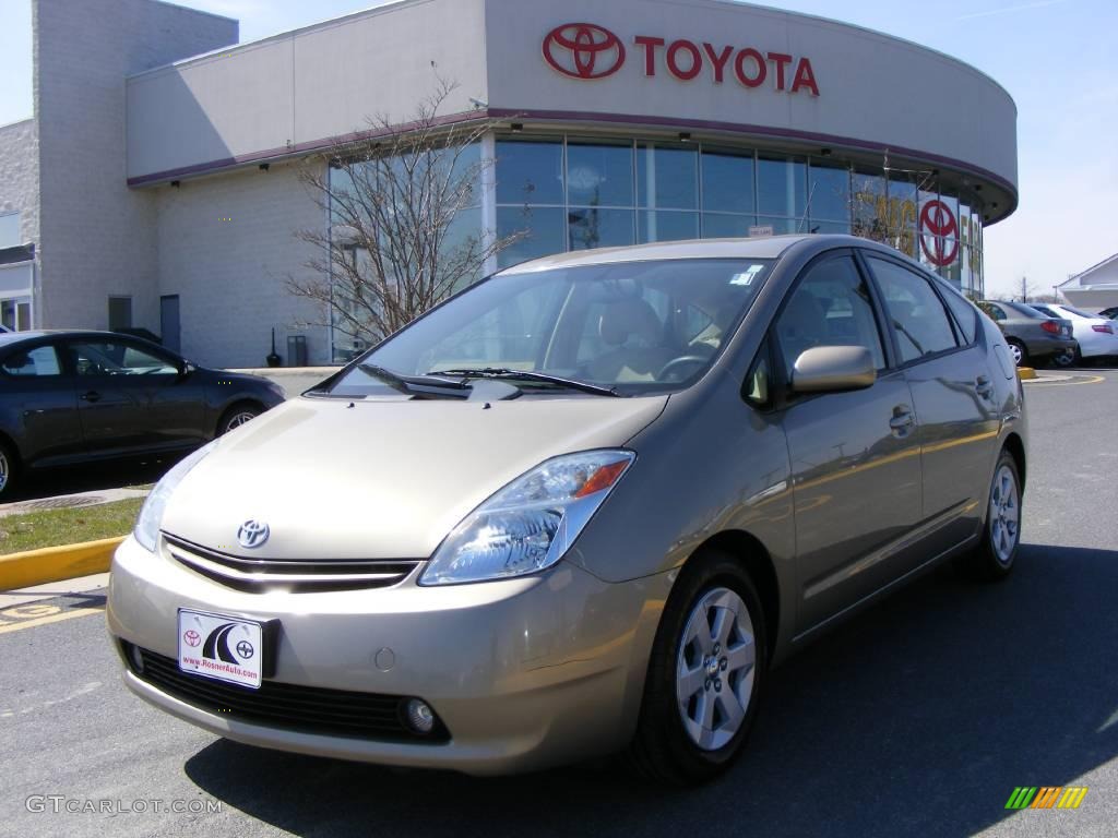 2004 Prius Hybrid - Driftwood Pearl / Brown/Ivory photo #1