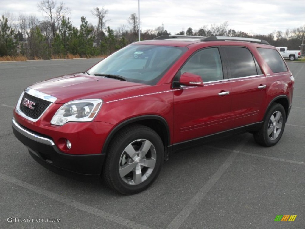 2012 Acadia SLT - Crystal Red Tintcoat / Ebony photo #1