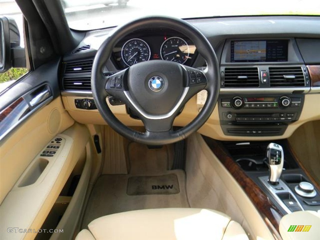 2007 BMW X5 4.8i Sand Beige Dashboard Photo #59784521