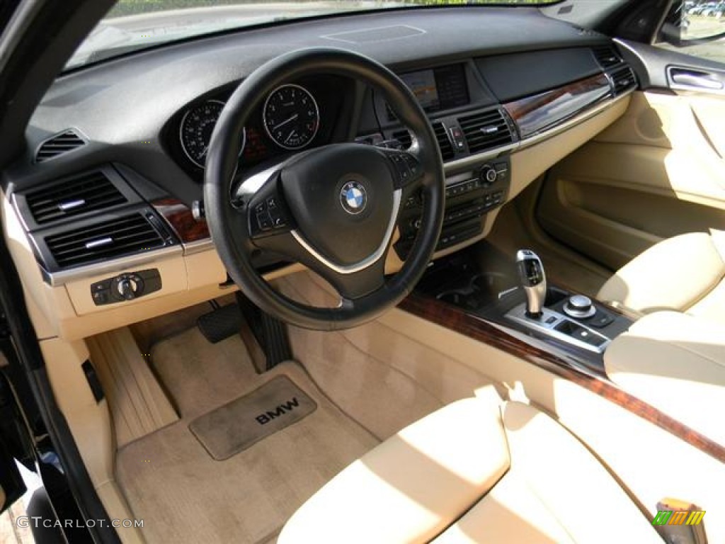 Sand Beige Interior 2007 BMW X5 4.8i Photo #59784539