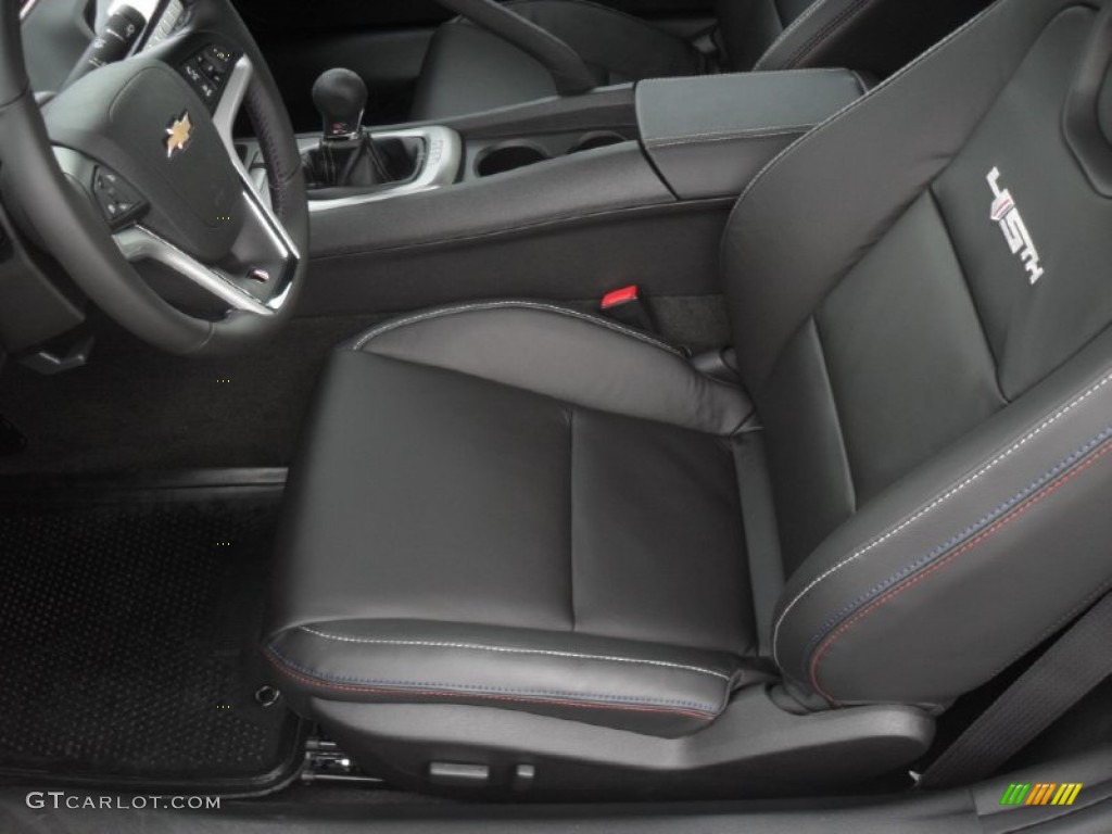 Jet Black Interior 2012 Chevrolet Camaro SS 45th Anniversary Edition Coupe Photo #59786062