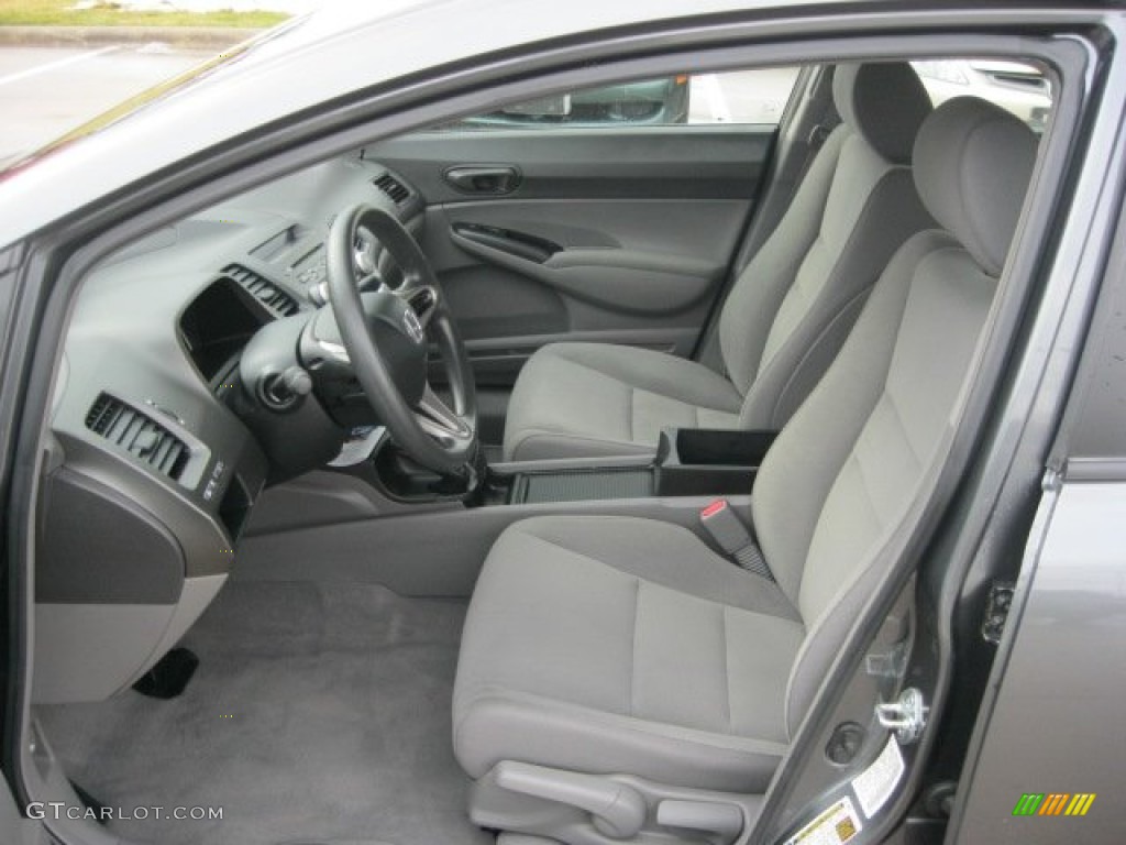 Gray Interior 2009 Honda Civic DX-VP Sedan Photo #59786405
