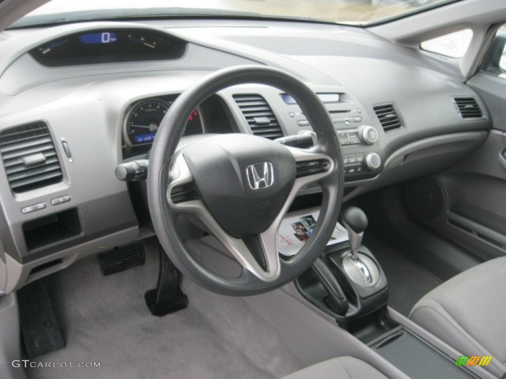Gray Interior 2009 Honda Civic DX-VP Sedan Photo #59786414