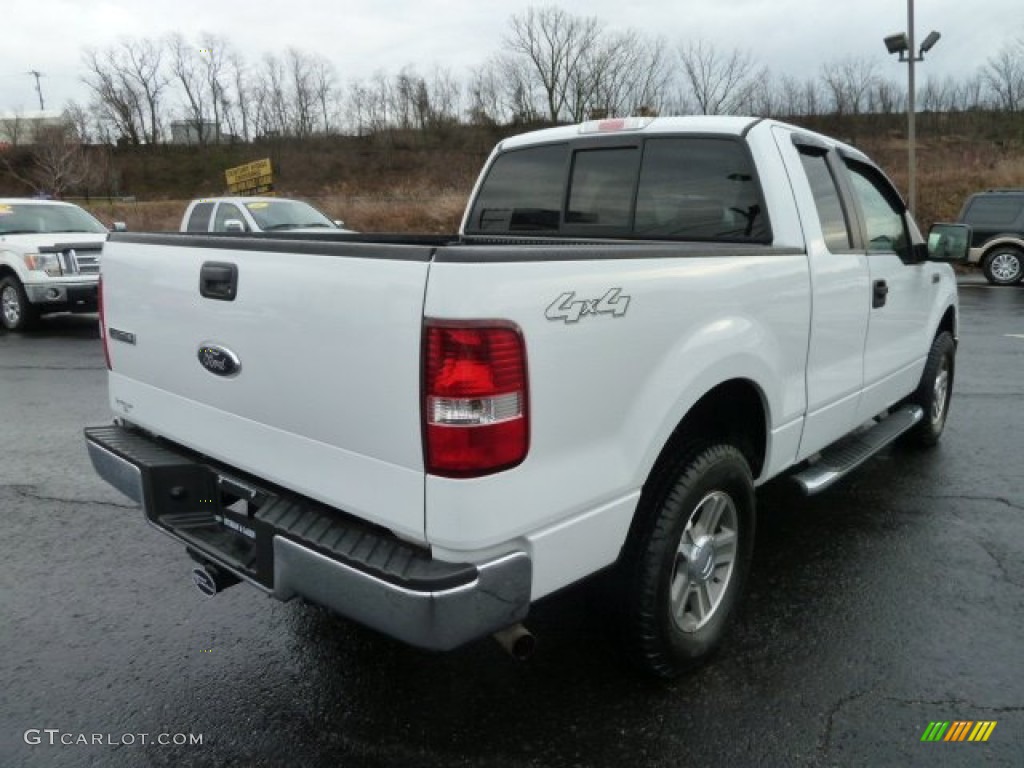 2008 F150 XLT SuperCab 4x4 - Oxford White / Medium/Dark Flint photo #2