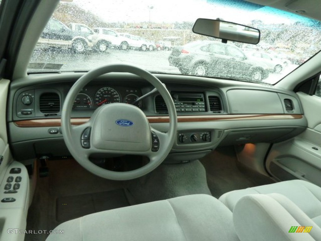 2003 Ford Crown Victoria Sedan Light Flint Dashboard Photo #59787377
