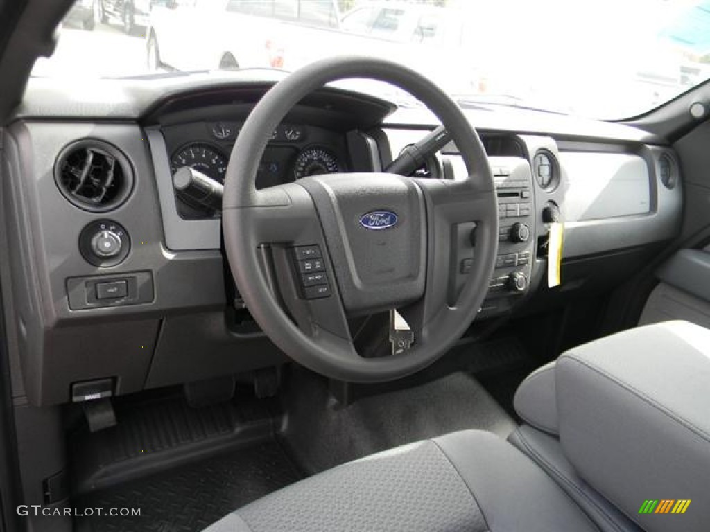 2012 Ford F150 XL Regular Cab Steel Gray Dashboard Photo #59787416