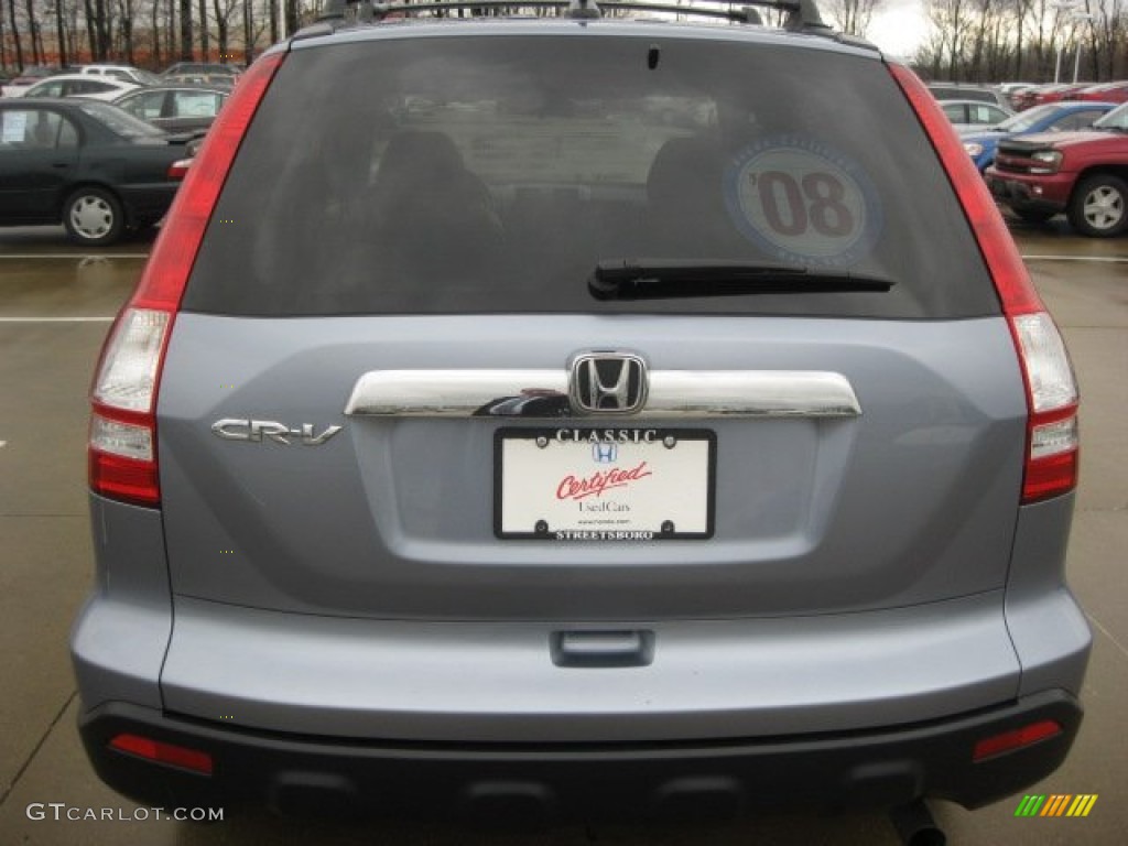 2008 CR-V EX-L - Glacier Blue Metallic / Gray photo #9