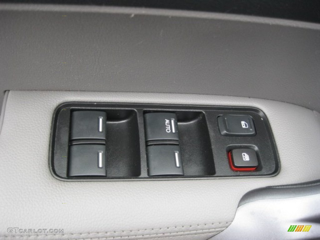 2008 CR-V EX-L - Glacier Blue Metallic / Gray photo #18