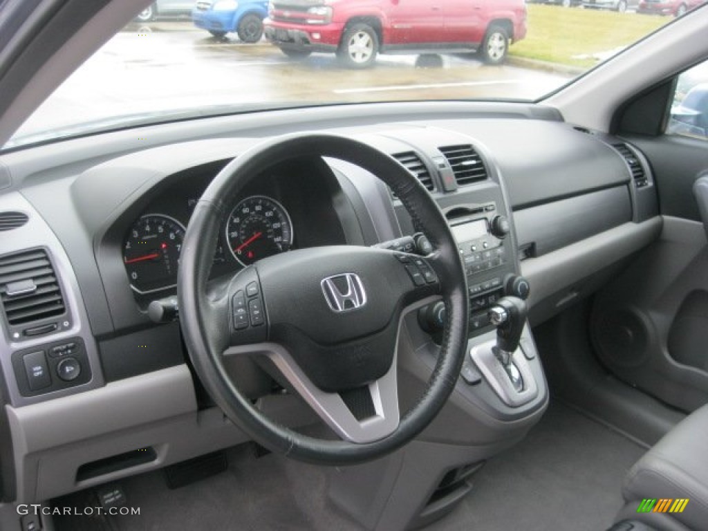 2008 CR-V EX-L - Glacier Blue Metallic / Gray photo #20