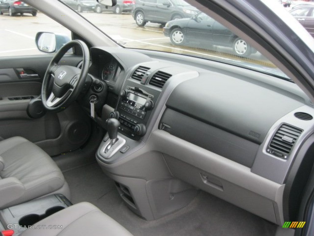 2008 CR-V EX-L - Glacier Blue Metallic / Gray photo #37