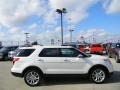 2012 White Platinum Tri-Coat Ford Explorer Limited  photo #4