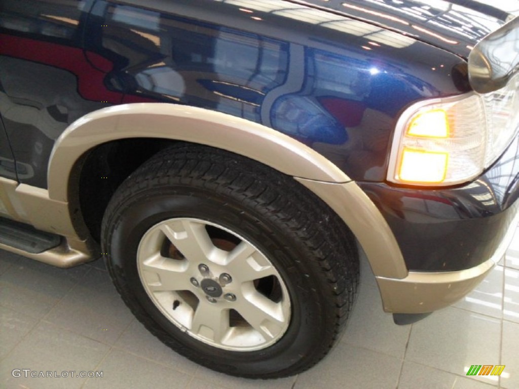 2003 Explorer Eddie Bauer 4x4 - True Blue Metallic / Medium Parchment Beige photo #10