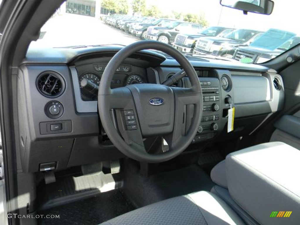 2012 Ford F150 XL Regular Cab Steel Gray Dashboard Photo #59788364