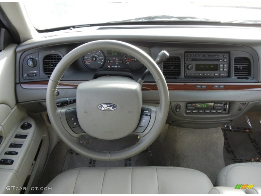 2011 Ford Crown Victoria LX Medium Light Stone Dashboard Photo #59788406