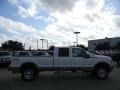 2012 White Platinum Metallic Tri-Coat Ford F350 Super Duty King Ranch Crew Cab 4x4  photo #4
