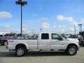2012 White Platinum Metallic Tri-Coat Ford F350 Super Duty Lariat Crew Cab 4x4  photo #4