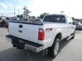 2012 White Platinum Metallic Tri-Coat Ford F350 Super Duty Lariat Crew Cab 4x4  photo #5