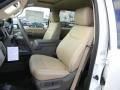 2012 White Platinum Metallic Tri-Coat Ford F350 Super Duty Lariat Crew Cab 4x4  photo #11