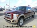 2012 Autumn Red Ford F350 Super Duty King Ranch Crew Cab 4x4  photo #1