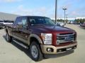 2012 Autumn Red Ford F350 Super Duty King Ranch Crew Cab 4x4  photo #3