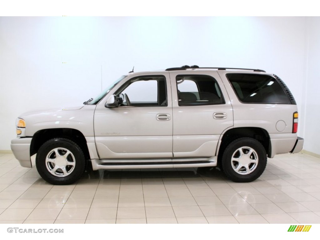 2004 Yukon Denali AWD - Silver Birch Metallic / Stone Gray photo #4