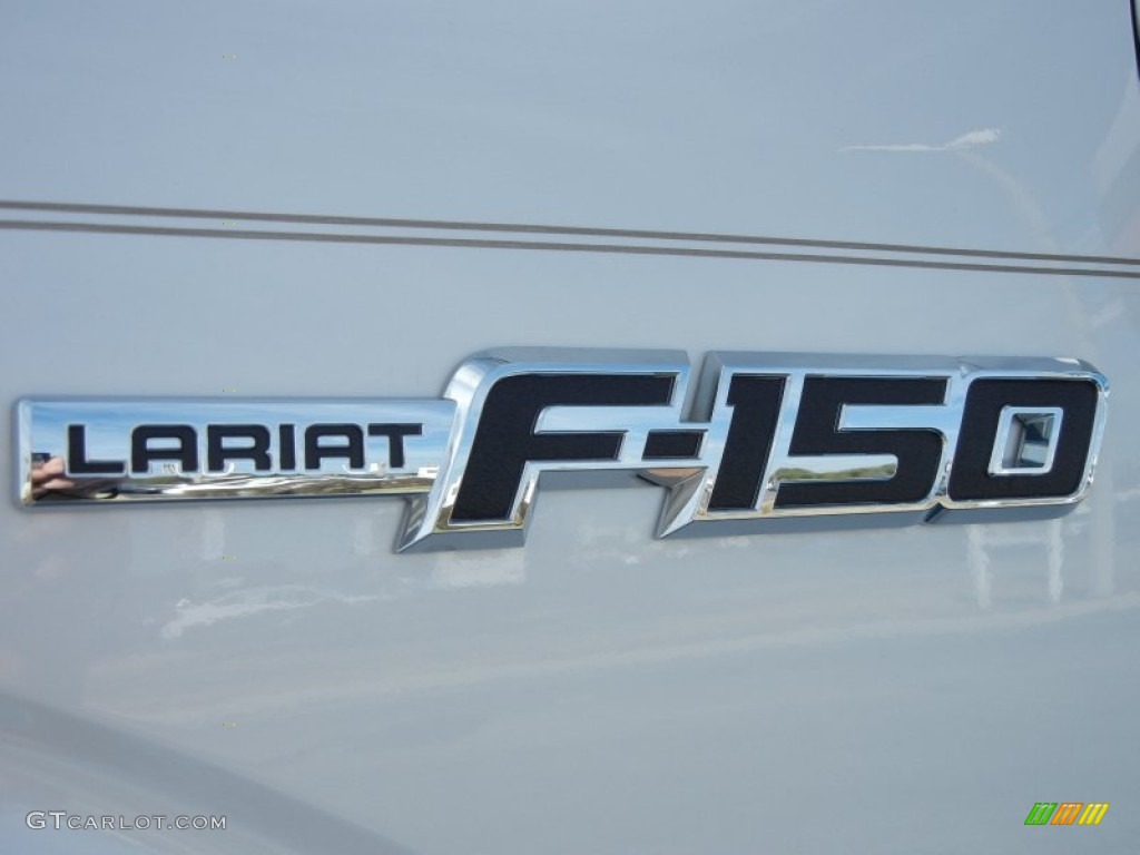 2012 F150 Lariat SuperCrew 4x4 - White Platinum Metallic Tri-Coat / Pale Adobe photo #4