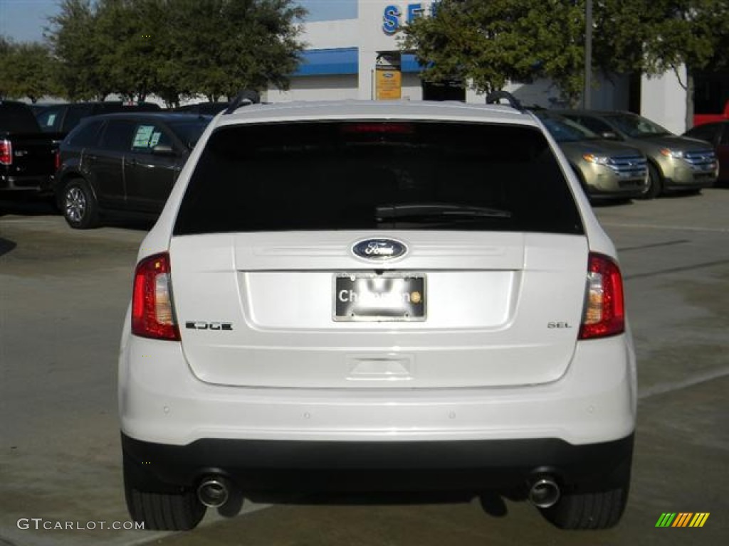 2012 Edge SEL - White Platinum Metallic Tri-Coat / Medium Light Stone photo #6