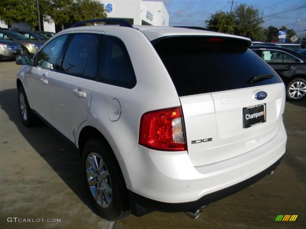 2012 Edge SEL - White Platinum Metallic Tri-Coat / Medium Light Stone photo #7
