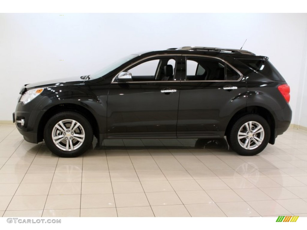 2011 Equinox LTZ - Black Granite Metallic / Jet Black photo #4