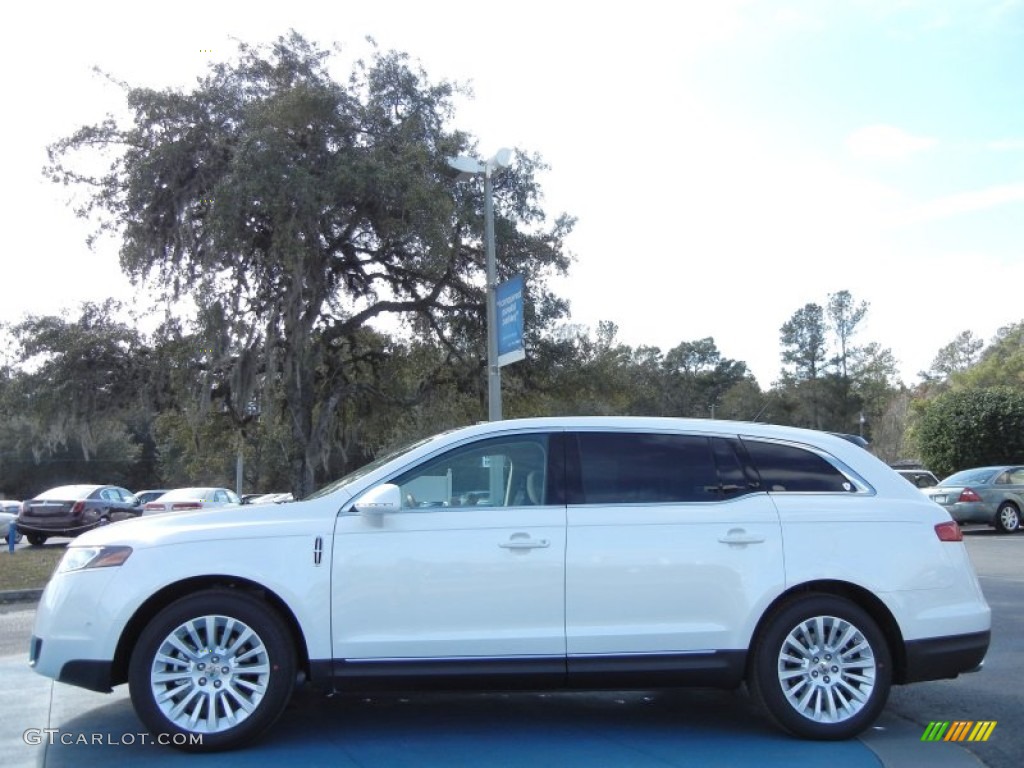 White Platinum Metallic Tri-Coat 2012 Lincoln MKT EcoBoost AWD Exterior Photo #59790122