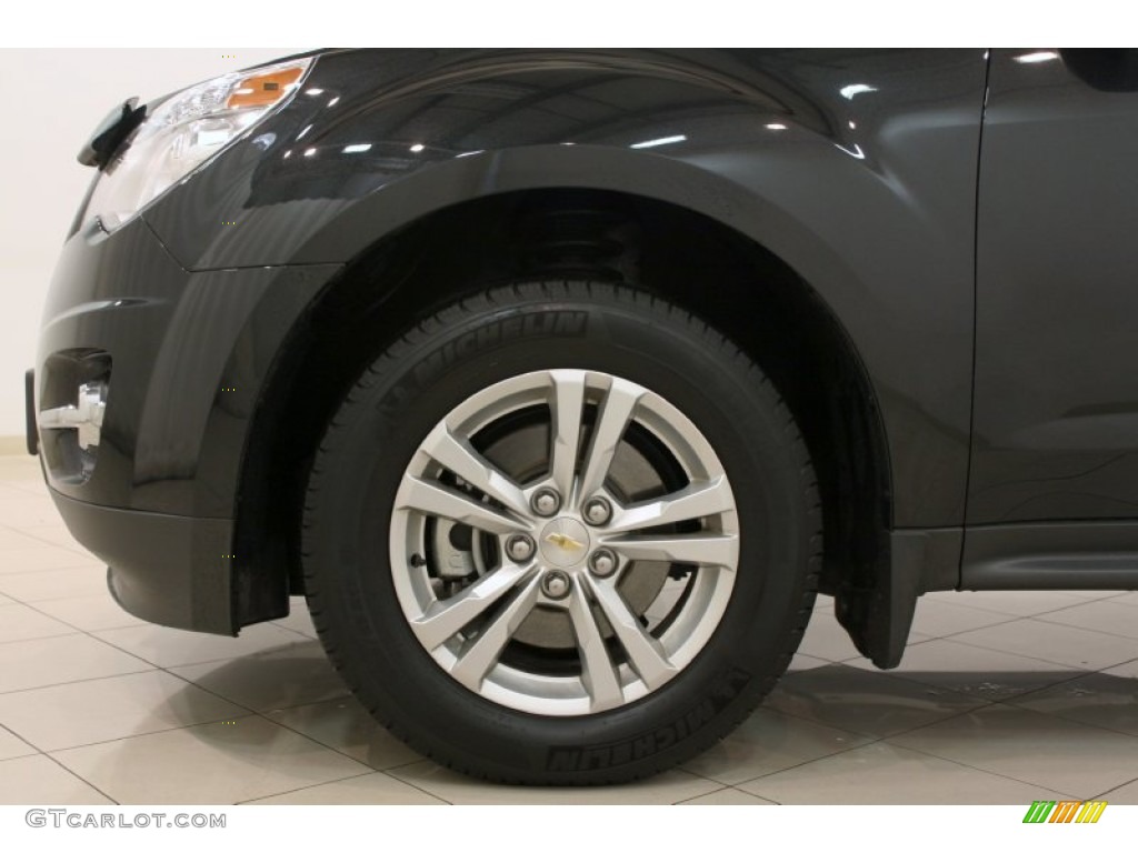 2011 Equinox LTZ - Black Granite Metallic / Jet Black photo #29