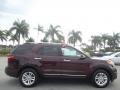 2011 Bordeaux Reserve Red Metallic Ford Explorer XLT 4WD  photo #5