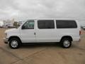 Oxford White 2011 Ford E Series Van E350 XLT Passenger Exterior