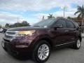 2011 Bordeaux Reserve Red Metallic Ford Explorer XLT 4WD  photo #13