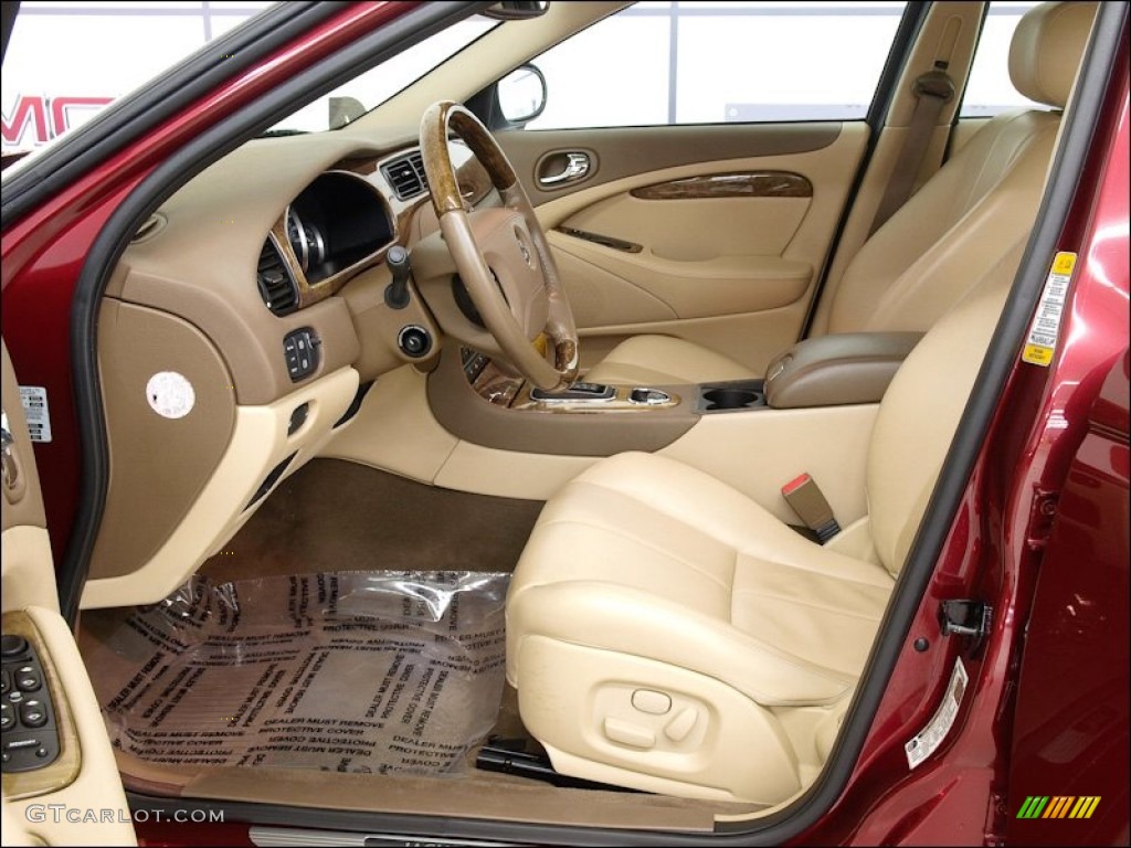 2005 S-Type 3.0 - Radiance Red Metallic / Champagne photo #16