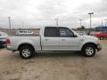 2001 Silver Metallic Ford F150 XLT SuperCrew  photo #3