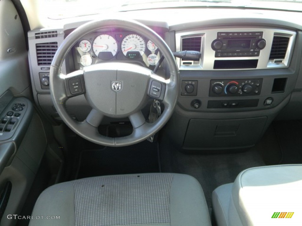 2009 Dodge Ram 3500 Lone Star Edition Quad Cab 4x4 Dually Medium Slate Gray Dashboard Photo #59791685