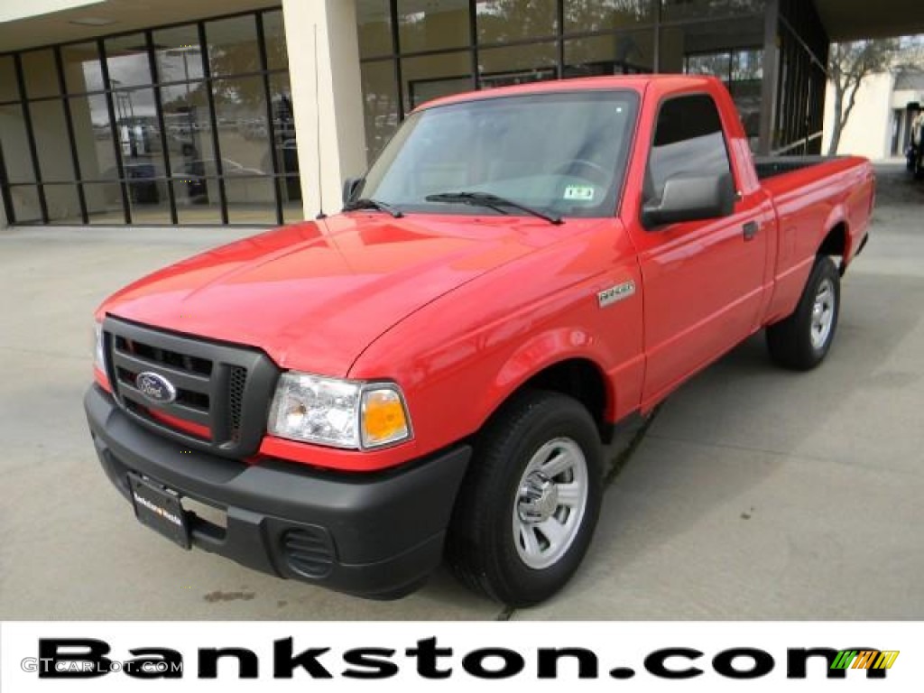2008 Ranger XL Regular Cab - Torch Red / Medium Dark Flint photo #1