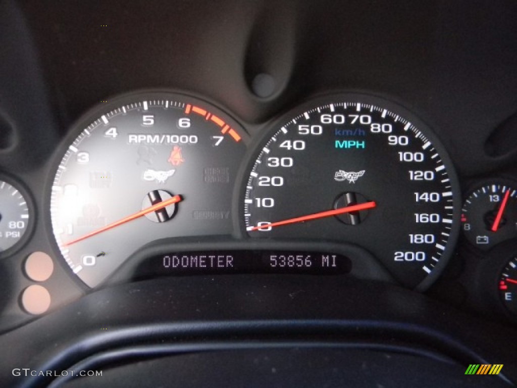 2003 Chevrolet Corvette Coupe Gauges Photo #59791898