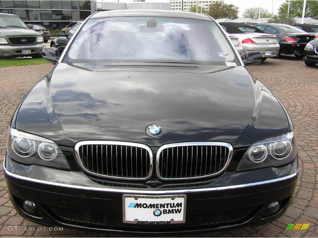 2006 7 Series 750Li Sedan - Black Sapphire Metallic / Black/Black photo #14