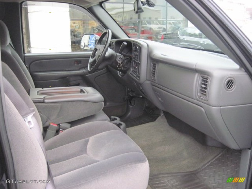 Dark Pewter Interior 2004 GMC Sierra 2500HD SLE Crew Cab 4x4 Photo #59793845