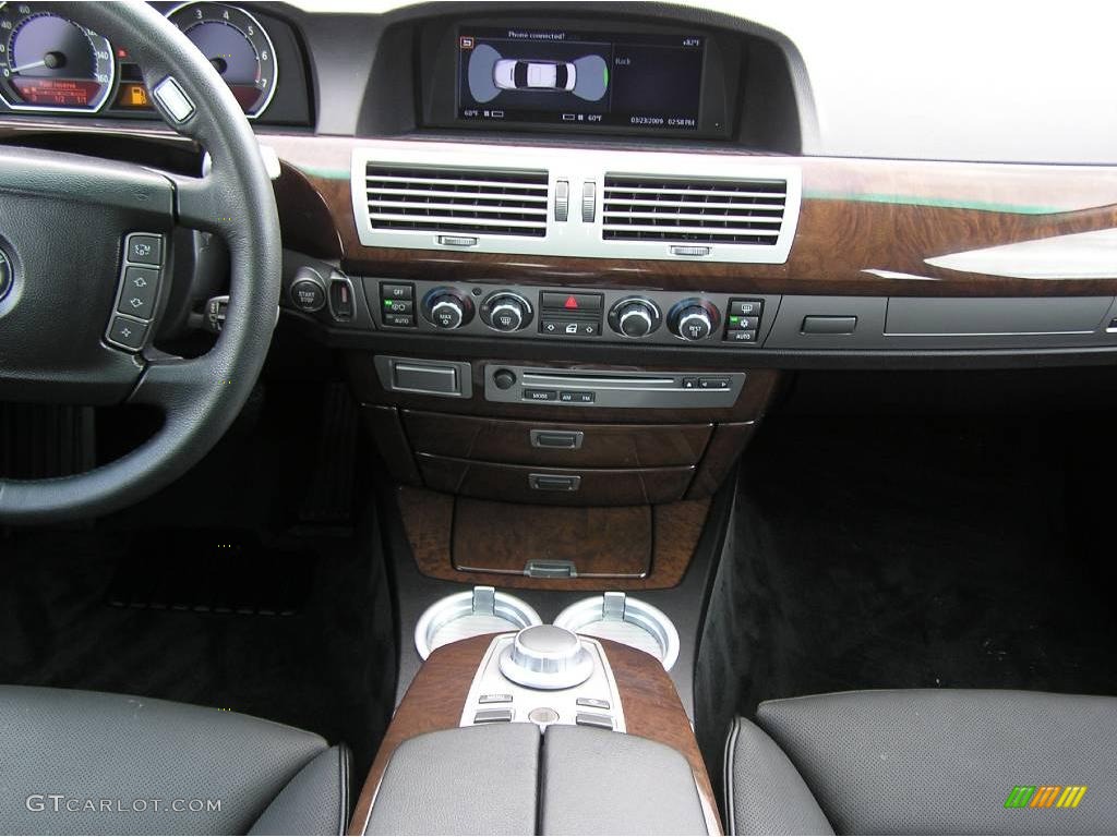 2006 7 Series 750Li Sedan - Black Sapphire Metallic / Black/Black photo #18