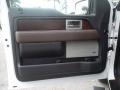 Sienna Brown Leather/Black Door Panel Photo for 2010 Ford F150 #59793896
